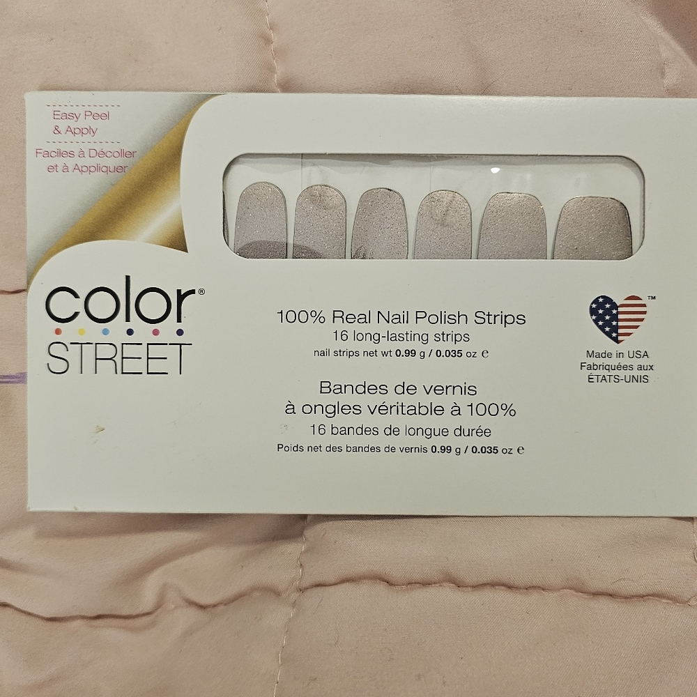 Color Street Shimmering Nude Nail Strips